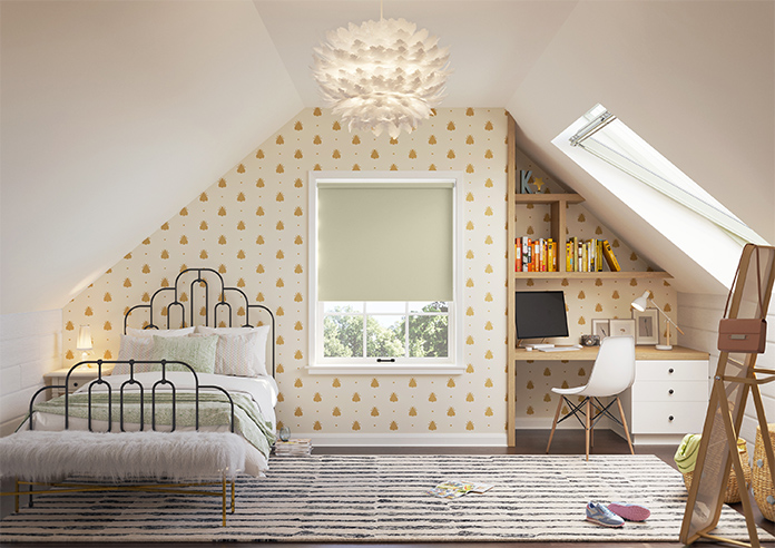 Trapani (Blackout), Oyster - Twist&Fit Roller Blind - Image 8